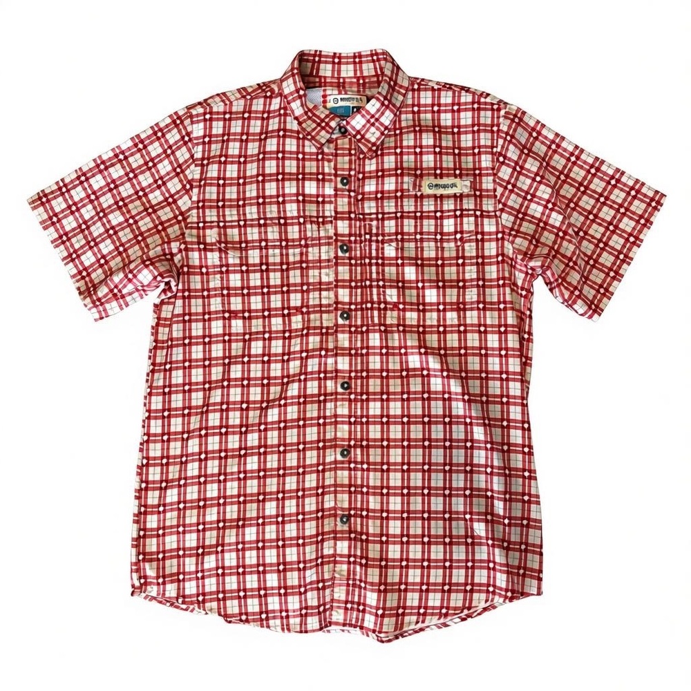 Magellan Outdoors Red Plaid Men's Shirt